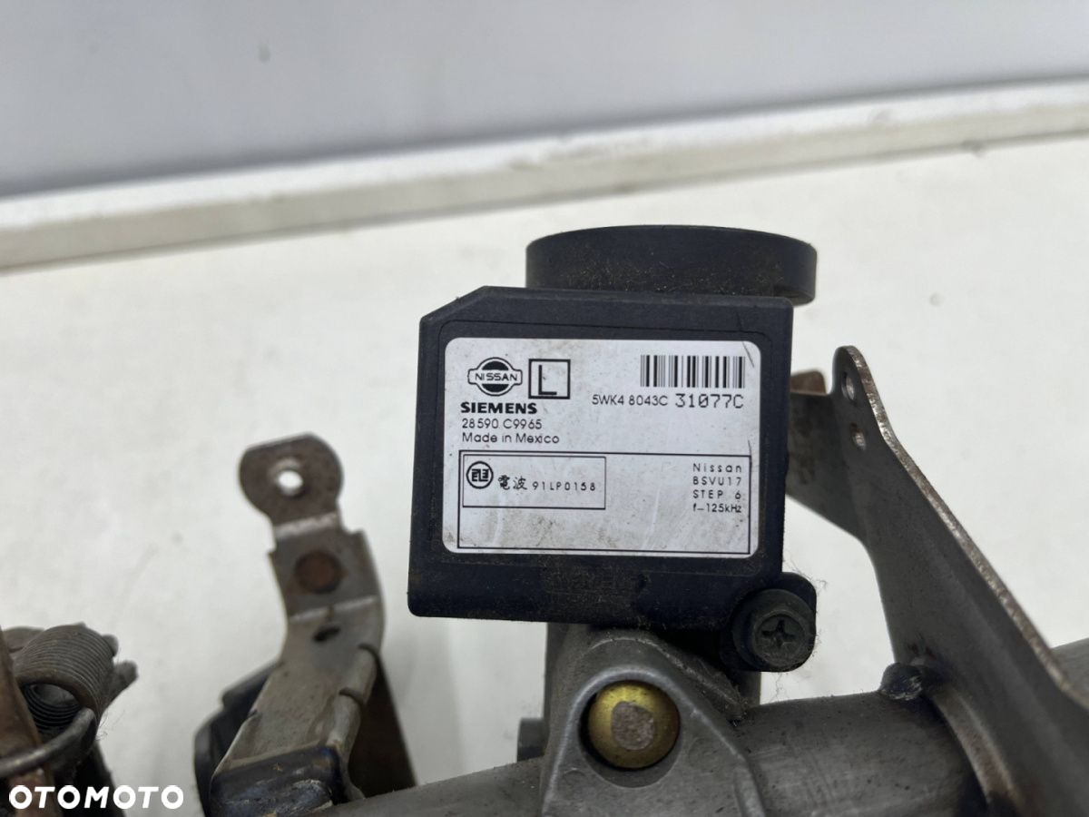 Kolumna kierownicy Nissan Almera N16 kierownicza krzyżak stacyjka zapłonowa jeden kluczyk  5WK48043C - 13