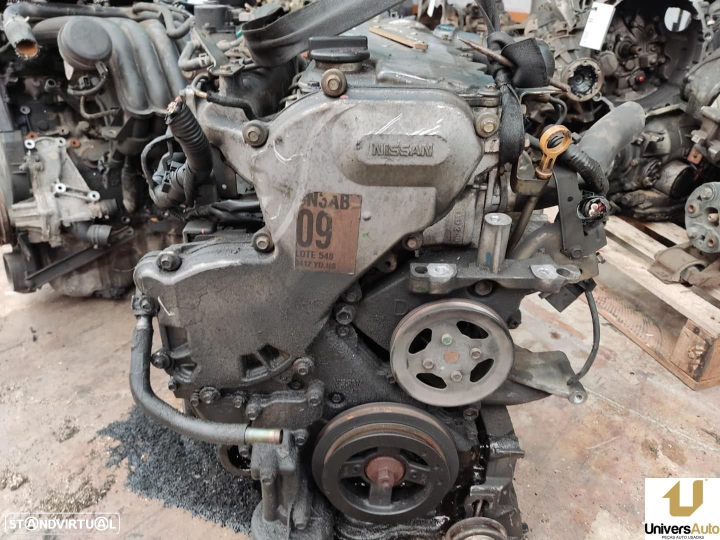 MOTOR COMPLETO NISSAN ALMERA II 2002 -YD22 - 1