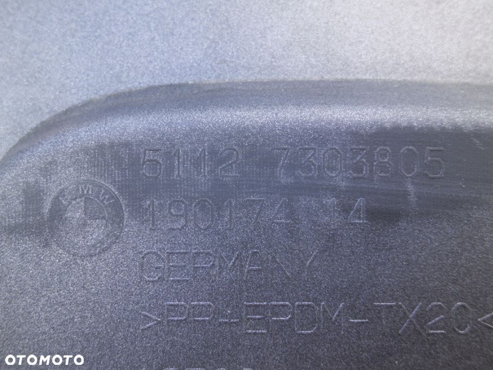 Bmw X1 E84 lift hokej spojler pod zderzak tył Numer katalogowy części: 51127303805 - 2