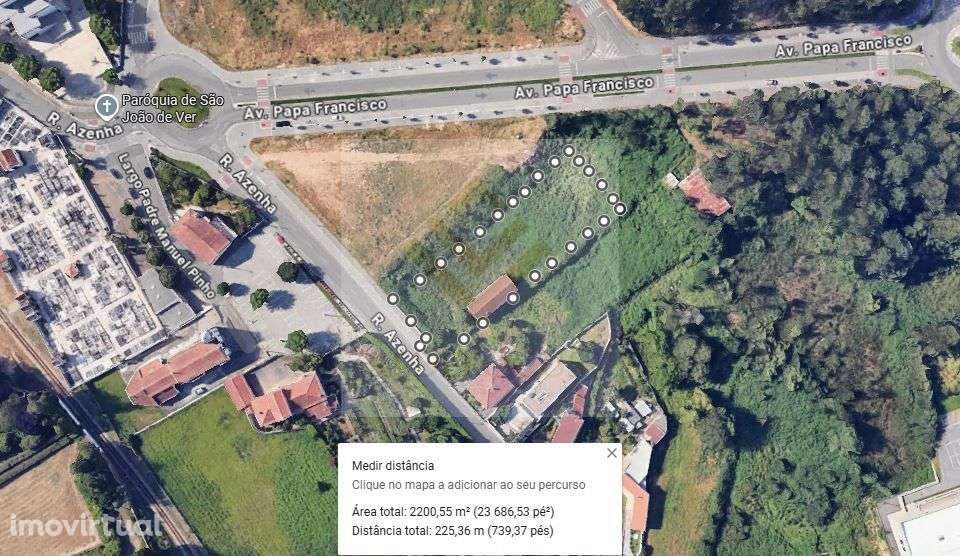 Terreno rústico com viabilidade de construção em São João de Ver - Grande imagem: 2/16