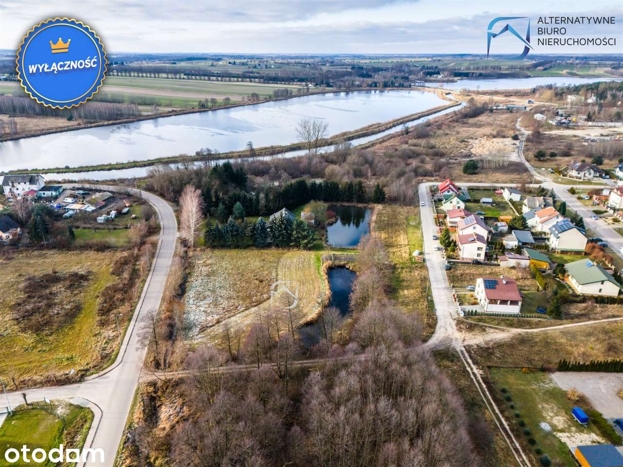 Piękna działka budowlano-usługowa ze stawem-Kock - Pełny obrazek: 3/10