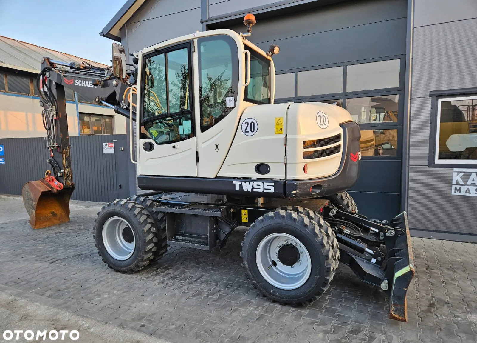 Terex KOPARKA KOŁOWA SCHAEFF TW95 TW 95 110 85  TEREX YANMAR 2019R 5000 MTG - 13