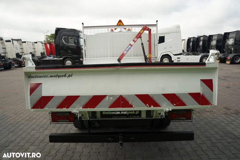 Iveco DAILY 35-140 / BASCULATOR DIN OȚEL + HDS HMF HYFA / CAPACITATE MAXIMĂ DE RIDICARE 430 KG / EXTENSIE MAXIMĂ 2 M / DUBLU / EURO 6 - 20