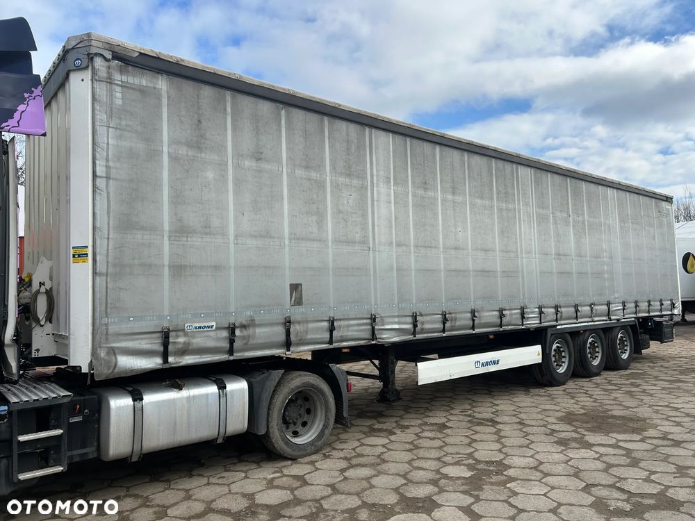 Krone FIRANKA / NOWE OPONY DUNLOP / OŚ PODNOSZONA / BARDZO ŁADNA RAMA / OSIE KRONE / DWA KOŁA ZAPASOWE / NACZEPA 2018 ROK !! - 20