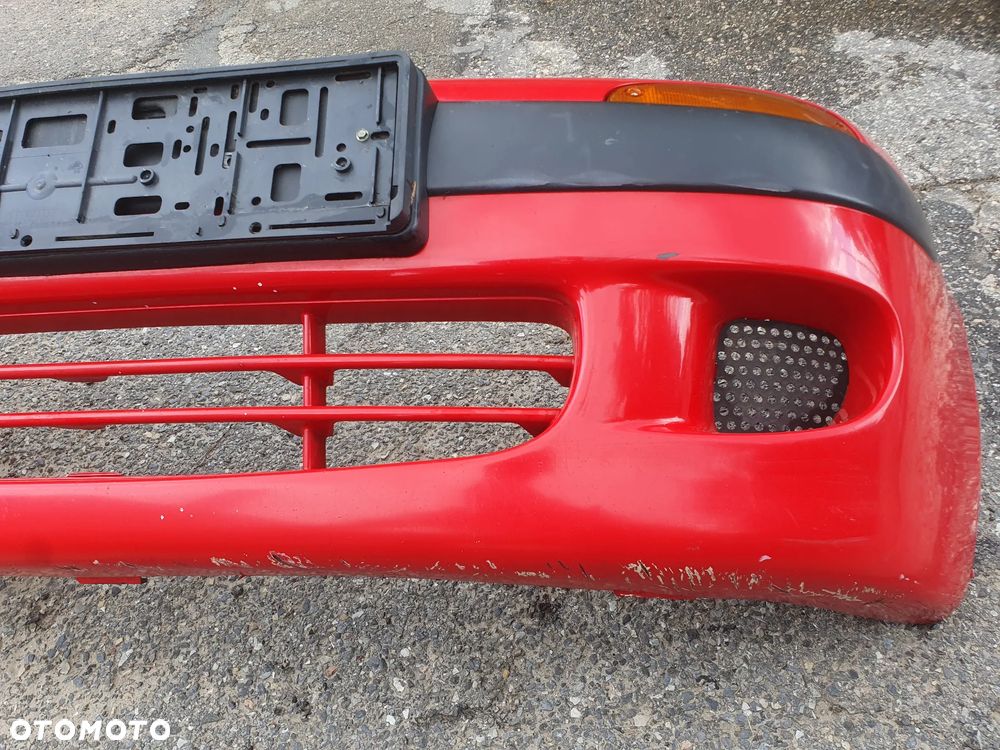 DAEWOO MATIZ ZDERZAK PRZÓD PRZEDNI CZERWONY KOMPLETNY - 7