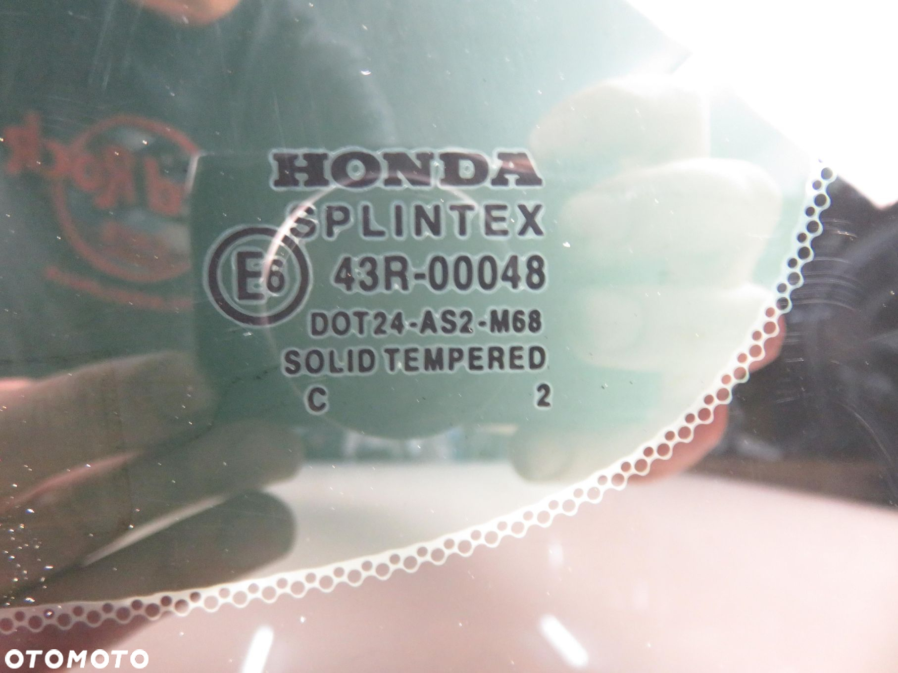 SZYBA KAROSERYJNA LEWA TYLNA HONDA CR-V II - 6