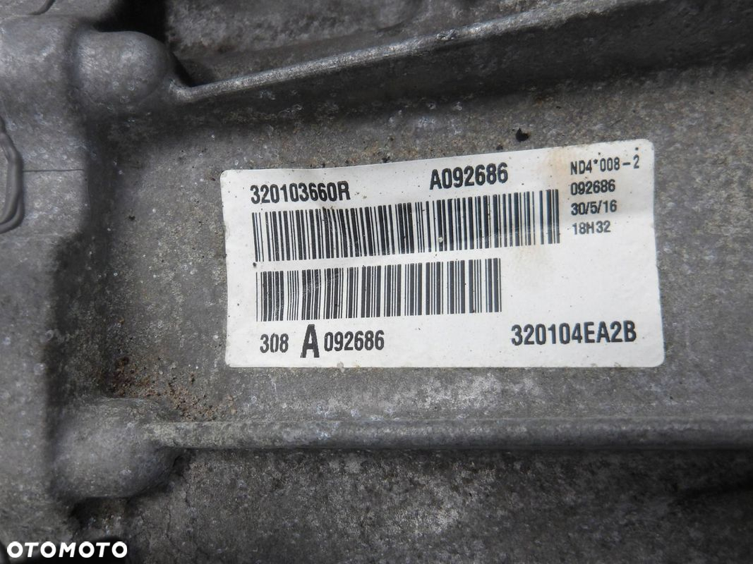 NISSAN QASHQAI II J11 RENAULT KADJAR 1.6 DCI SKRZYNIA BIEGÓW - 5