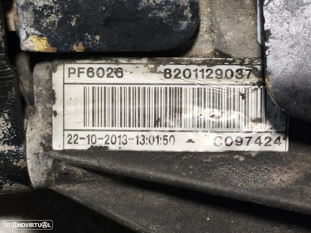 Caixa de velocidades manual RENAULT TRAFIC II 2.0 dCi PF6026 MOTOR M9R692 - 5