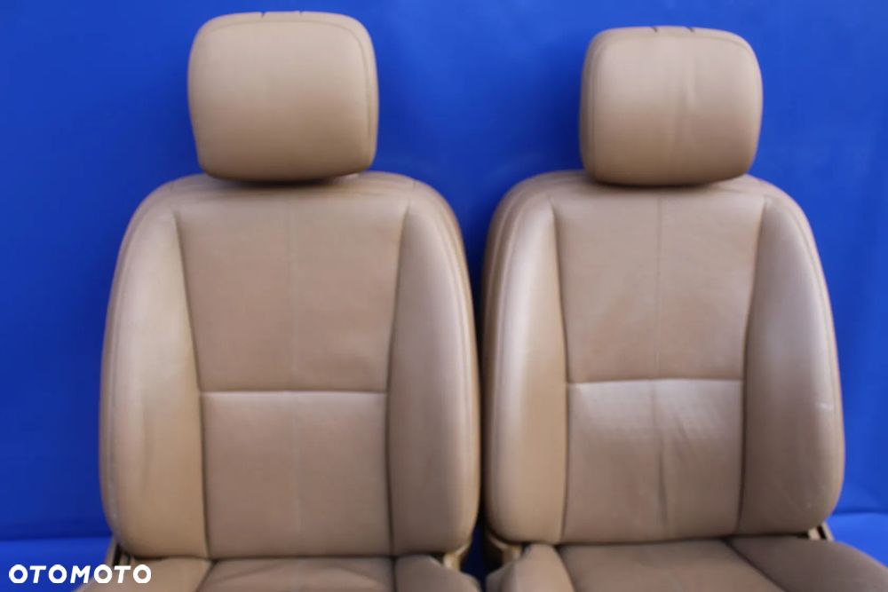 Fotele dynamiczne wentylowane masaże brąz OE Mercedes W221 - 6