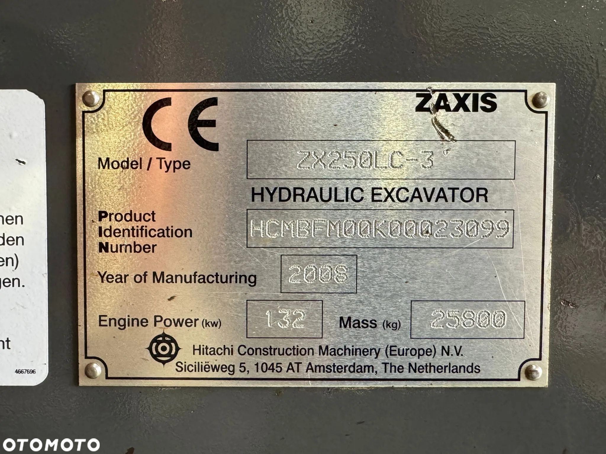 Hitachi ZX250LC-3 - 9