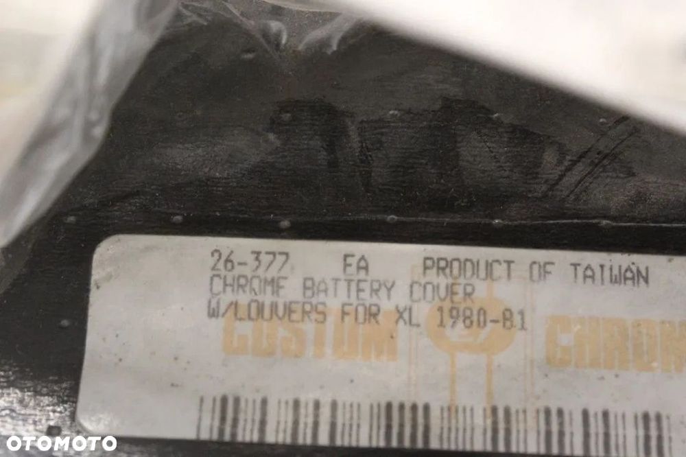 Pokrywa osłona akumulatora boczek chrom Harley Davidson Sportster - 4