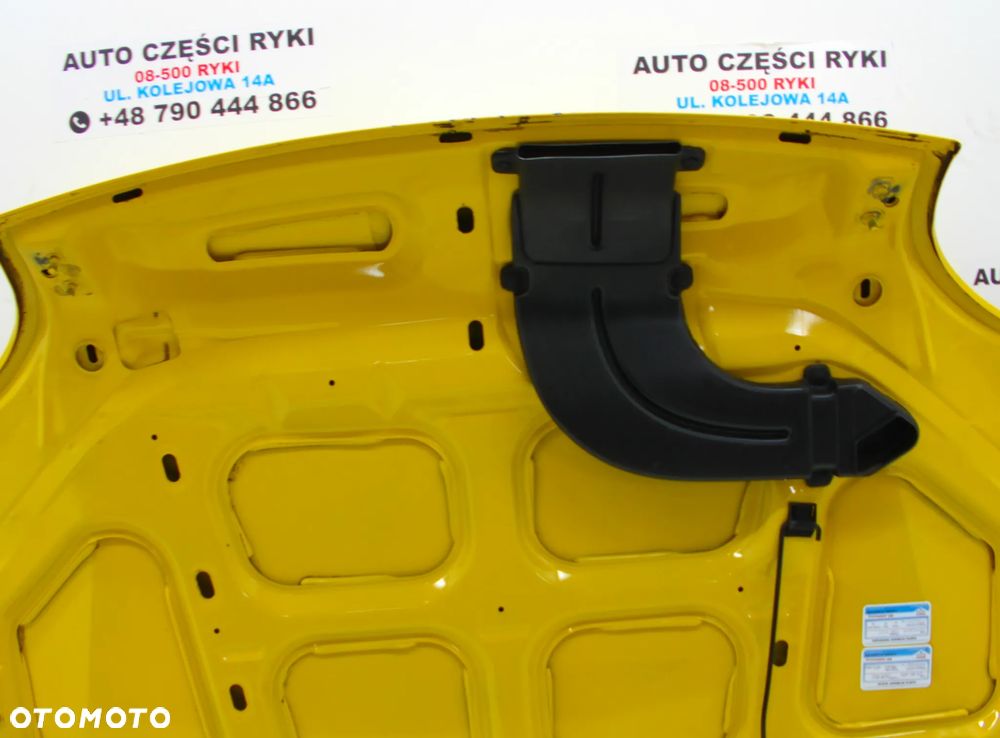 Renault Kangoo Maska Pokrywa Silnika żółta - 10