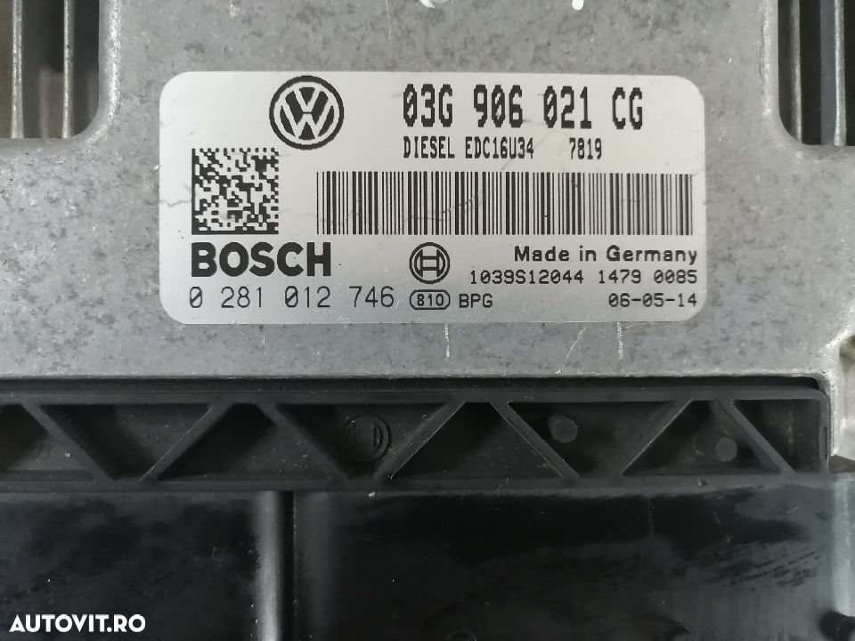 Calculator Motor ECU VW Caddy 1.9 Tdi 2005 2010 - 4