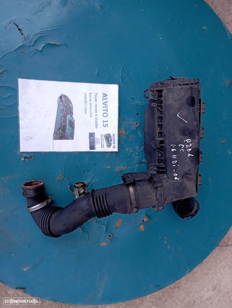 Caixa de filtro de ar Peugeot 206 CC   HDI - 2006 - 1
