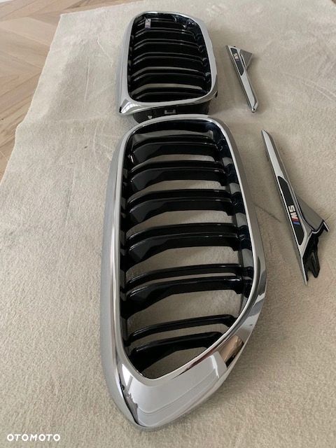 bmw m5 f90 nerki atrapy + listwy błotnika org kpl igła europa cały zes - 3