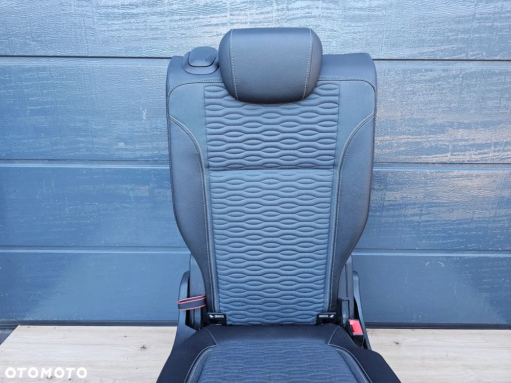 FOTEL PRAWY TYŁ TYLNY DRUGI RZĄD PÓŁSKÓRZANY OPEL ZAFIRA C - 3