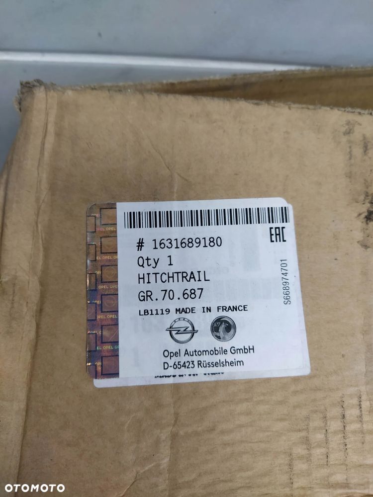 PEUGEOT 208 II OPEL CORSA F 19- HAK HOLOWNICZY BELKA ODKRĘCANY KOMPLET NOWY ORYGINAŁ - 9