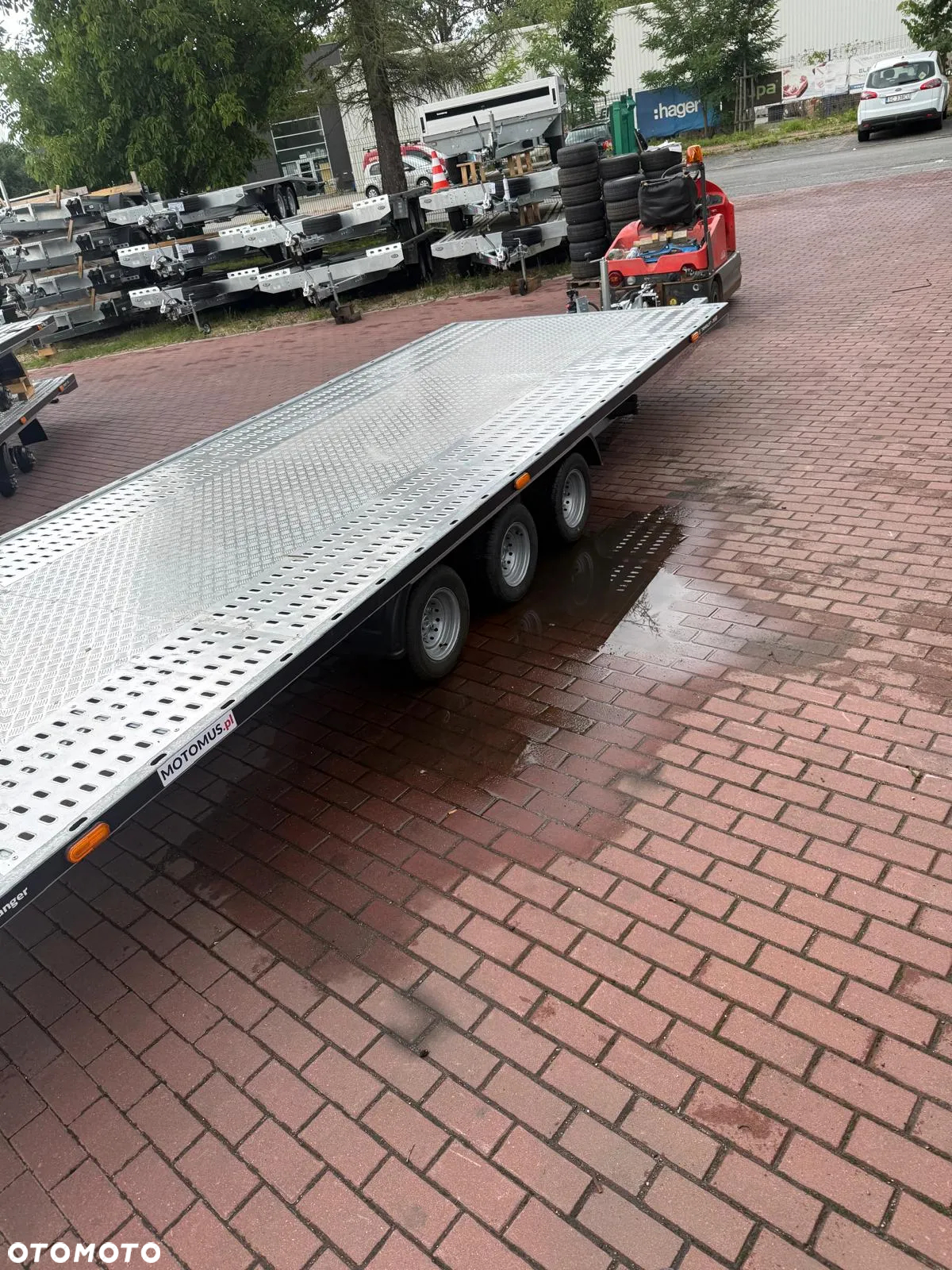 Inny Balhanger TRIMAXLIFT 3560 Wypełnienie Aluminium 600x210 3 osie DMC 3500kg uchylana hydraulicznie MOCNA - 10