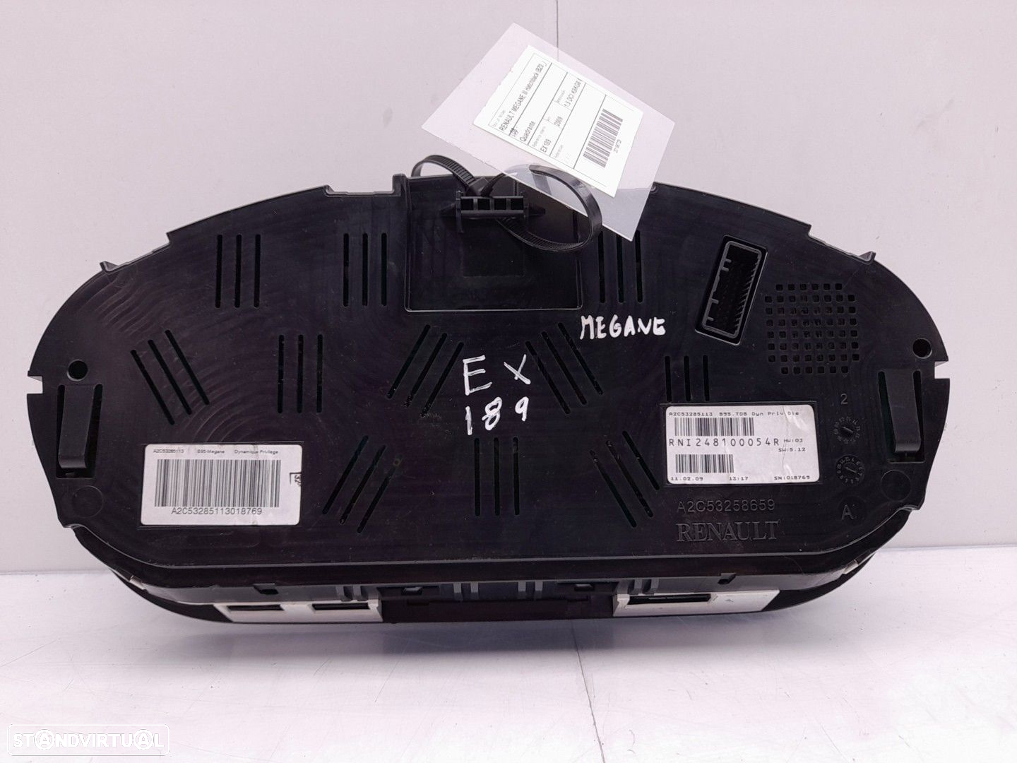 Quadrante / painel de instrumentos RENAULT Megane III (BZ0_) - 2