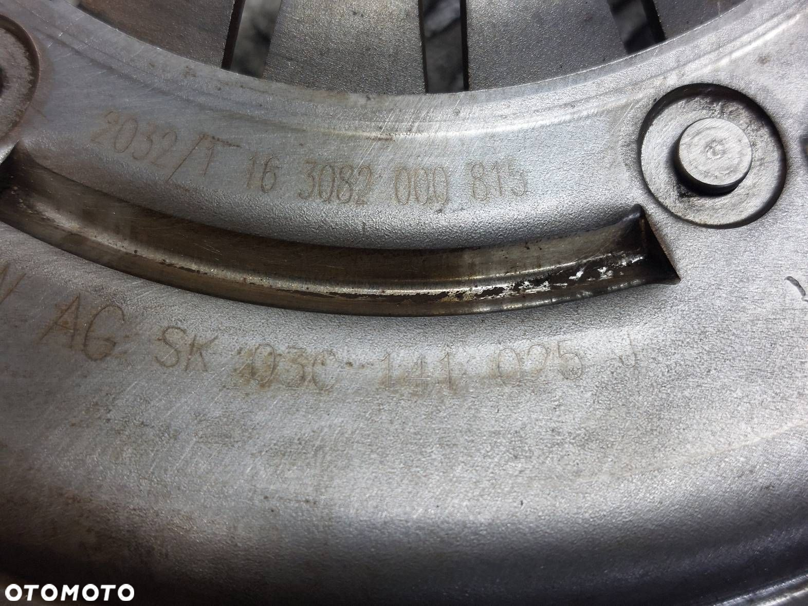 SPRZĘGŁO TARCZA DOCISK ŁOŻYSKO KOŁO ZAMACHOWE GOLF VI 1.2 T 030105271M - 4