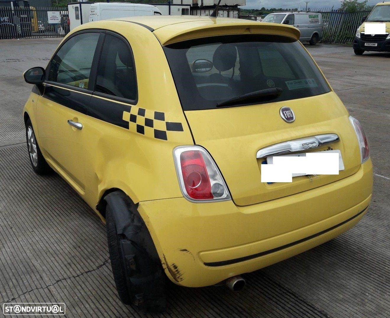 Fiat 500 Sport 1.3 Multijet de 2008 disponível para peças - 3