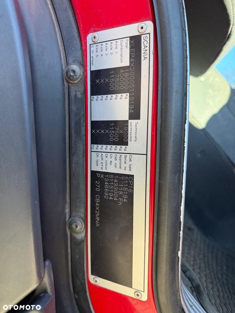 Scania P270 bramowiec, HYVA, MANUAL, stare tacho, 270 KM, 373 t.km.! - 12