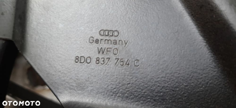 Audi A4 B5 Podnośnik szyby Ramka Szyba stelaż lewy prawy  Silniczek Szyby LEWY 8d0837753c 8d0837397c li 90853347 8d0837398c re 8d0837754c 90821228 - 4