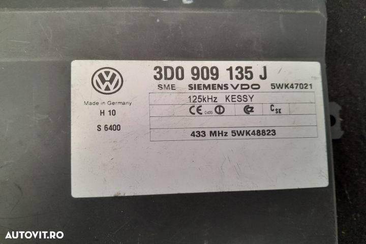Modul inchidere centralizata 3D0909135J 3D0909135J Volkswagen VW Toua - 3