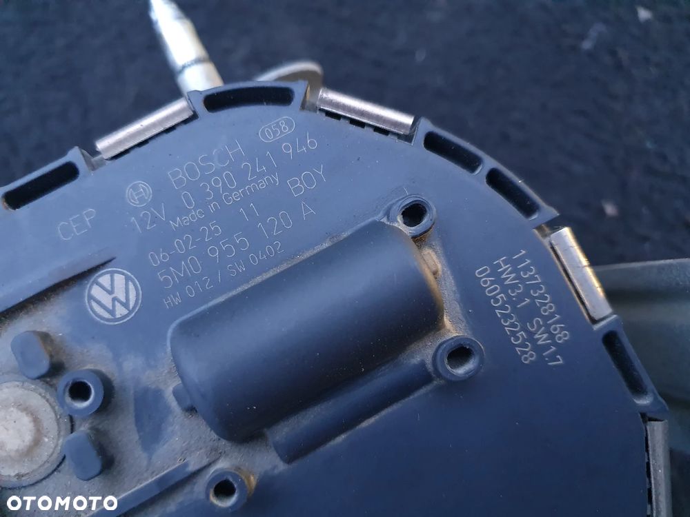 MECHANIZM WYCIERACZEK PRAWY PRZÓD VW GOLF V PLUS 5M0955024D 5M0955120A EUROPA - 3