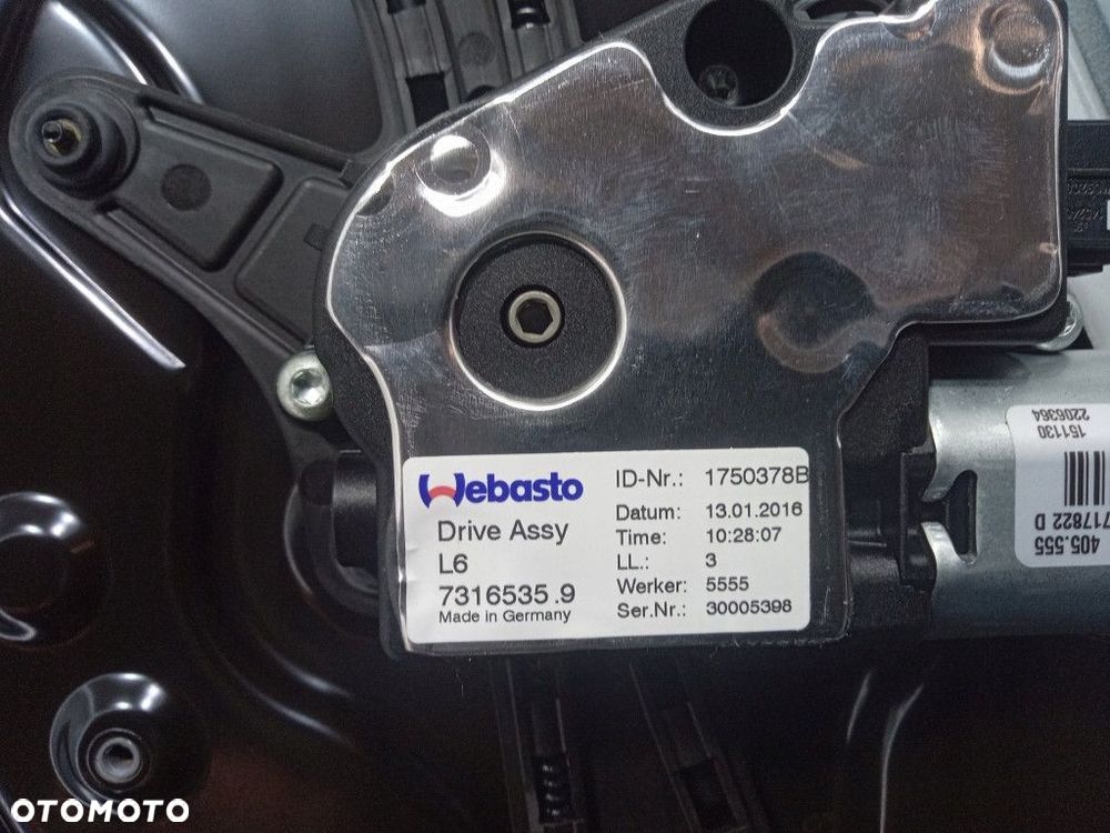 BMW 7 G11 G12 SZYBERDACH OKNO DACHOWE 7407090 - 3