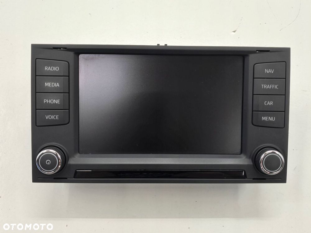 SEAT LEON III 15R EKRAN WYŚWIETLACZ RADIA NAWIGACJI 5F0919604A - 1