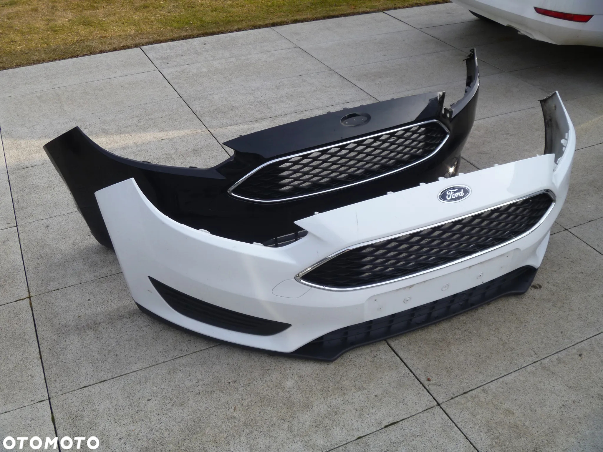 FORD FOCUS MK3 LIFT ZDERZAK PRZEDNI ATRAPA KRATKI ORYGINAŁ - 5