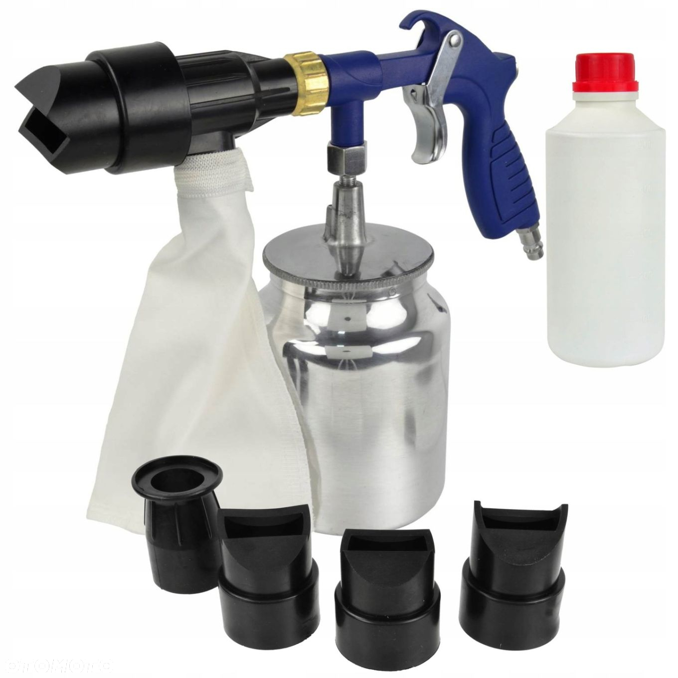 GEKO PIASKARKA PISTOLET DO PIASKOWANIA Z ODZYSKIEM 1L 1000G 200 L/min 1/4" - 7