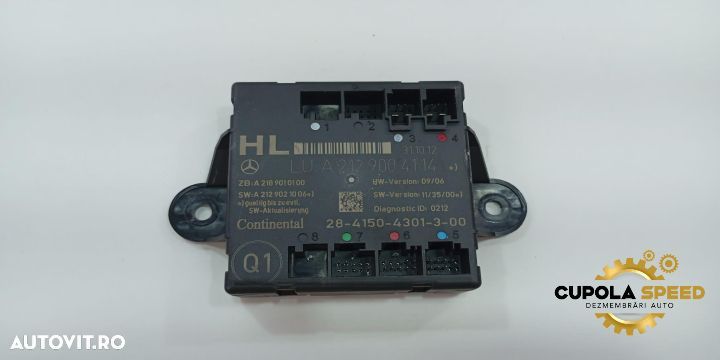 Modul control usa spate stanga A2129004114 Mercedes-Benz E-Class W212 - 1