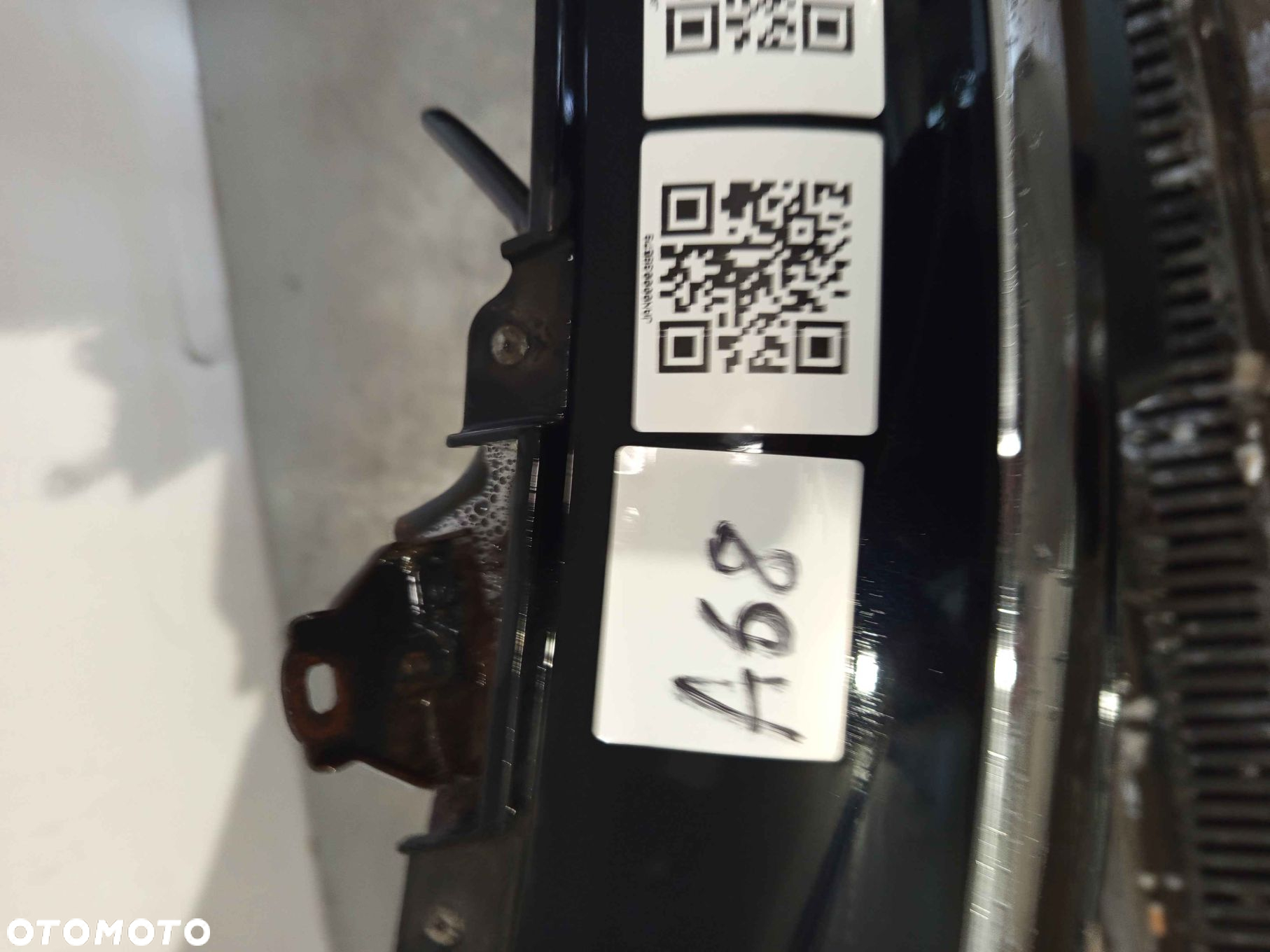 + ZDERZAK PRZÓD PRZEDNI CITROEN C CROSSER X42 CZARNY SPRYSKIWACZE LAMP XENON HALOGENY - 4