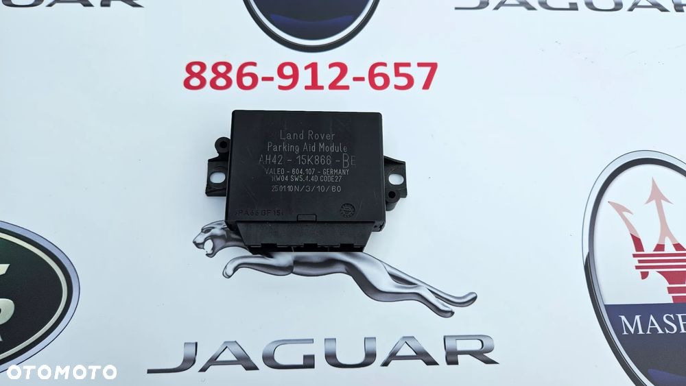 Jaguar XJ 351 2010-2015 Moduł parkowania Sterownik PDC przód i tył 4x  AH42-15K866-BE - 1