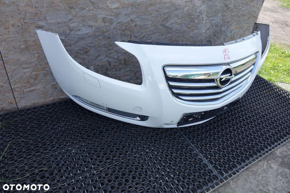ZDERZAK PRZÓD PRZEDNI KPL BIAŁY OPEL INSIGNIA A KSENON SPRYSKI 10- Z40R . - 3