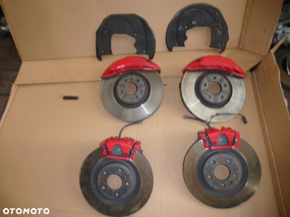 ZACISKI ZACISK HAMULCOWY BREMBO TARCZA  AUDI A5 A4 B9 8W0  gwa!!! - 1