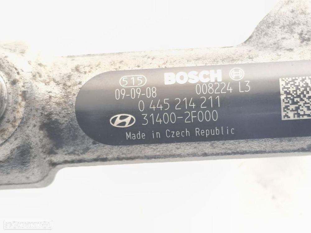 Régua de Injeção KIA SORENTO II (XM) 2.2 CRDi 0445214211 314002F000 MOTOR D4HB - 3