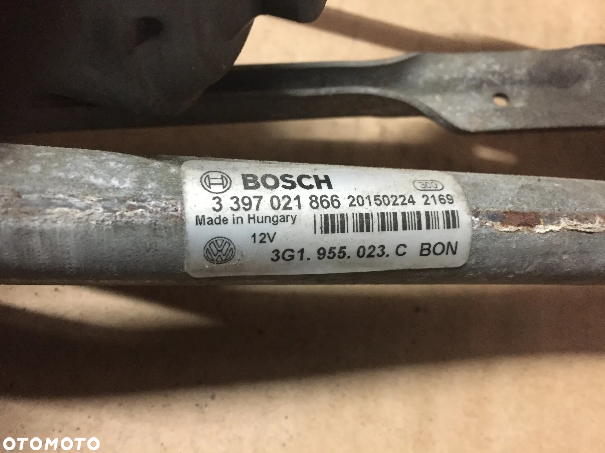 VW PASSAT B8 15R MECHANIZM WYCIERACZEK 3G1955023C - 3