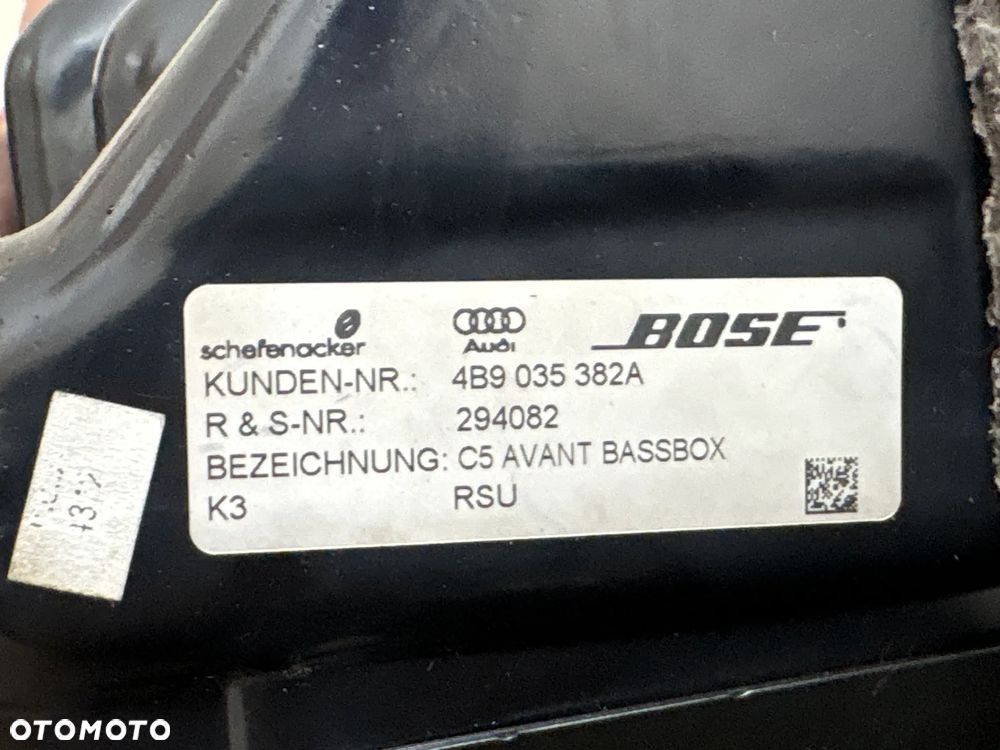 SUBUFER AUDI A6 C5 - 3