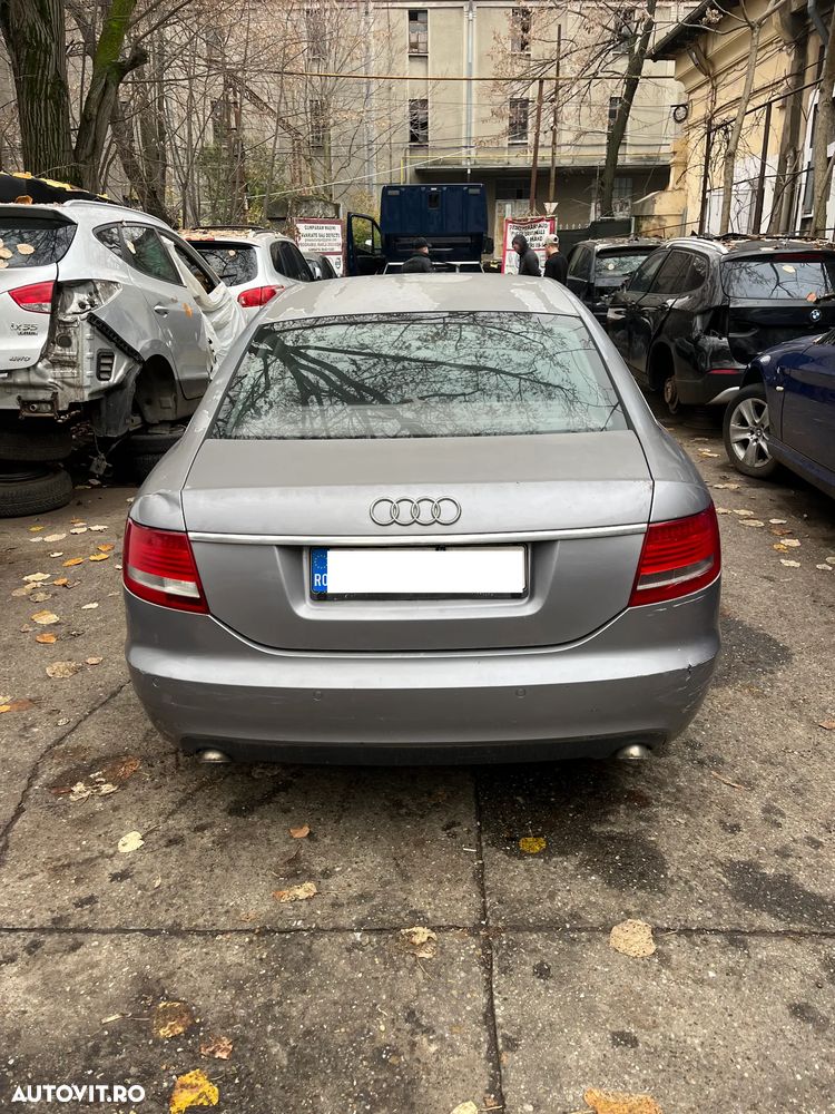 Dezmembrez Audi A6 C6 4F sedan 3.0 TDI BMK 2006 LY7H gri automat - 12