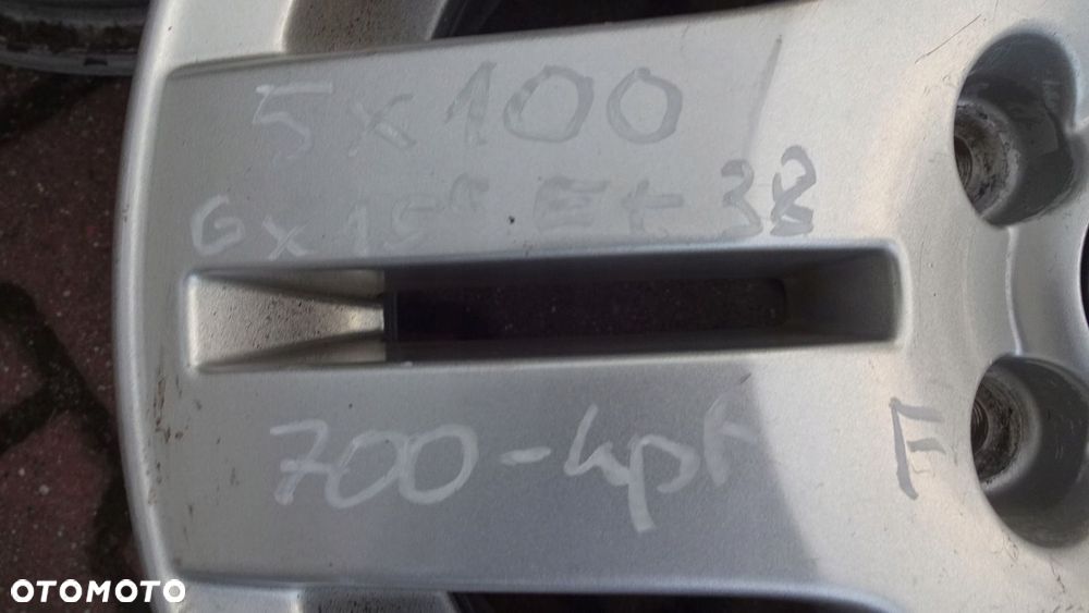 Felgi aluminiowe 15 VW Volkswagen 1J0601025Q ET38 alufelgi - 2