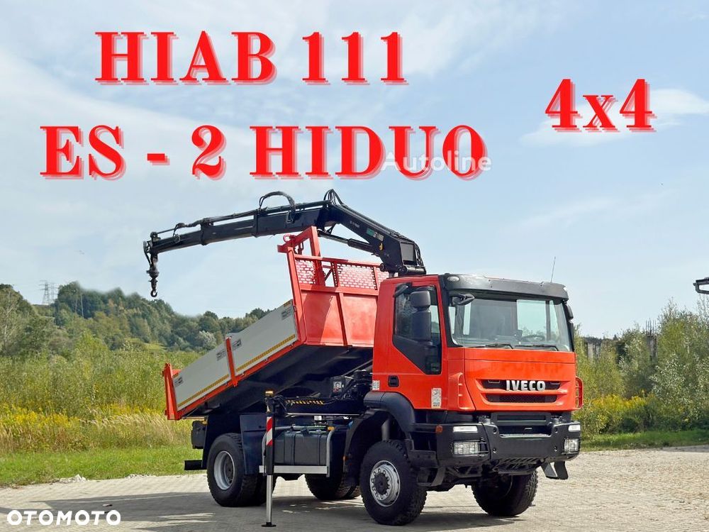 Iveco TRAKKER 190T36 * WYWROTKA 3,70 m * HIAB 111 ES - 2 HIDUO /4x4 - 1