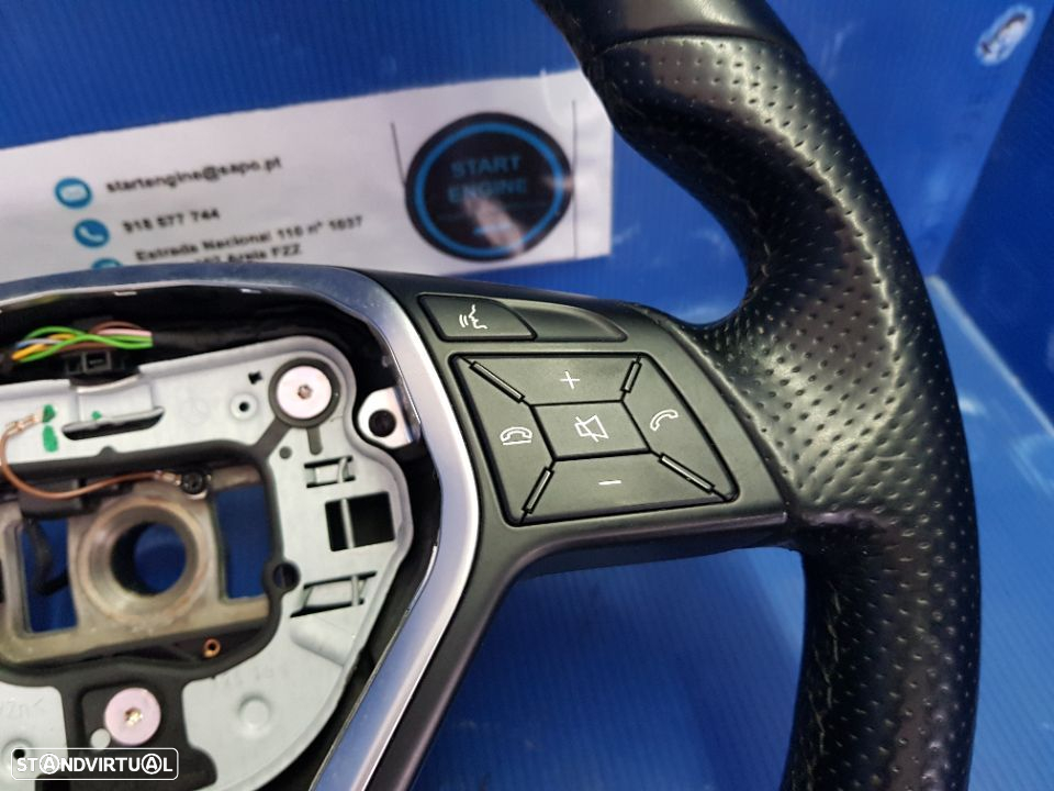 Volante Mercedes AMG Classe A W176 Classe C W204 Classe E W207 sem airbag - 3