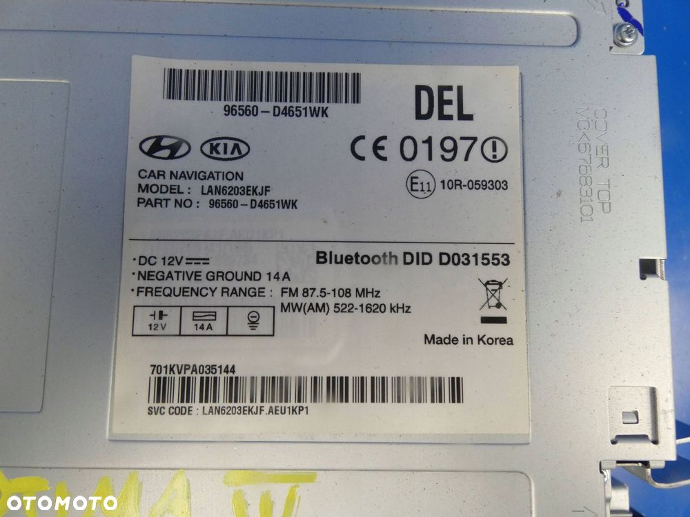 KIA OPTIMA IV JF 2015- RADIO FABRYCZNE NAWIGACJA NAVI MONITOR - 3