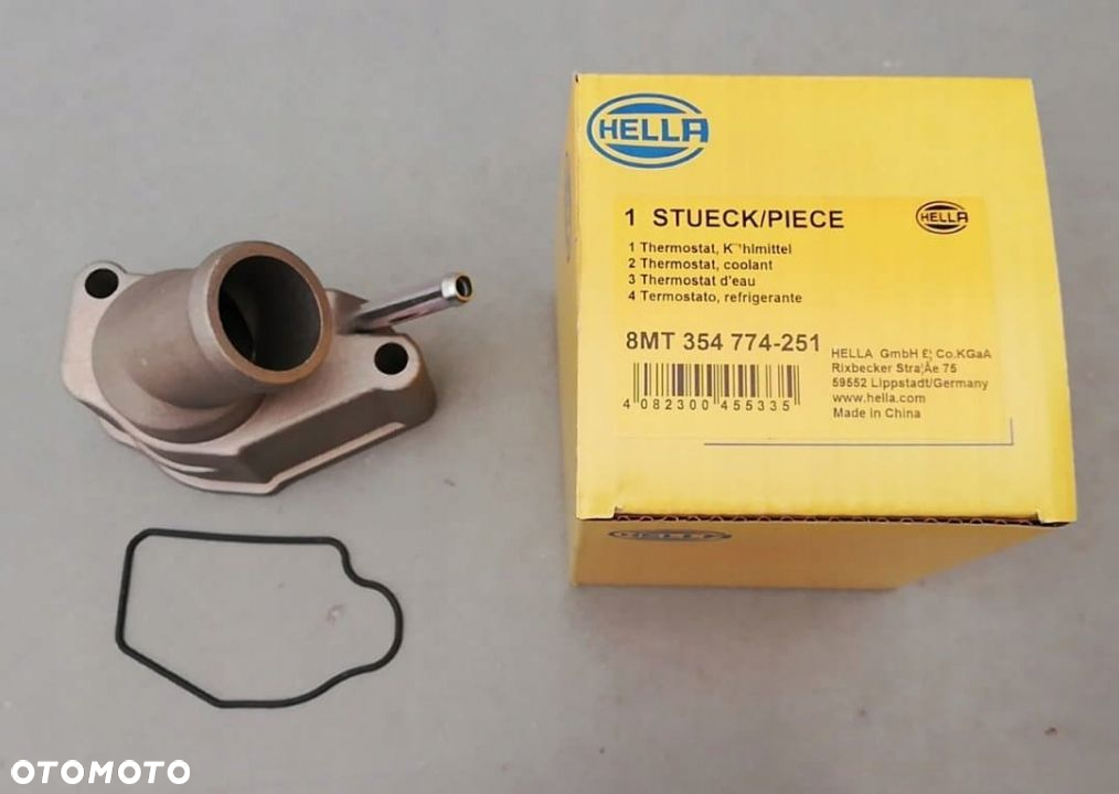 ZAFIRA B 05 ASTRA F T92 2.0 termostat HELLA NOWY - 2