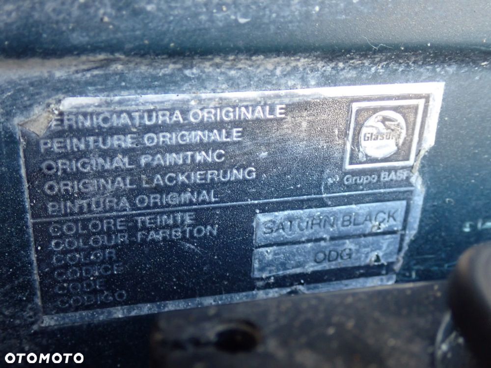 CZĘŚCI - Suzuki Vitara I 1,6 80KM G16A FILM CABRIO 3D lakier ODG Saturn Black 1996r. INDEX - 9924 - 15