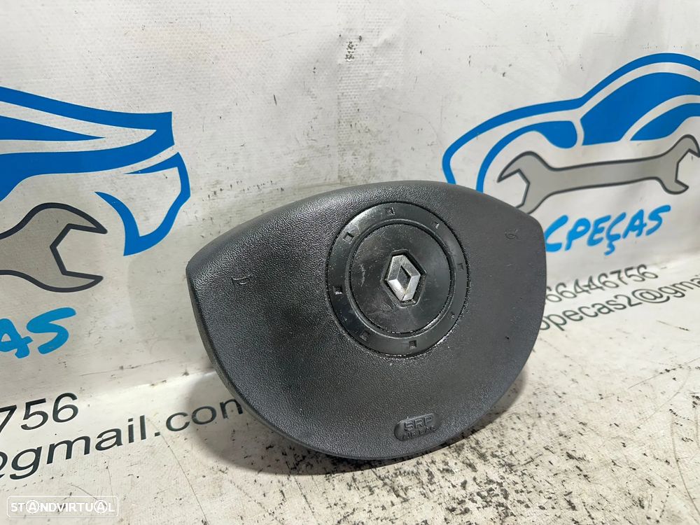 .Airbag Volante Guiador Original Renault 8200381851A 2003 - 2009 - 4