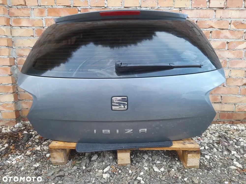 klapa bagażnika tył tylne Seat Ibiza IV lift 6j 5d HB LX7R bez malowania - 5